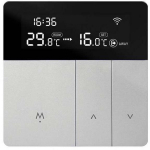Avatto WT50-WH-3A termostaat, seinasisene, 8.6cm, 5-60&deg;C, 95-230V, LCD, WiFi, TUYA