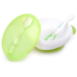 Kidsme kauss iminupistikuga, kaanega ja termosluspikaga, Lime, 9832LI, PP/TPE, alates 9 kuust