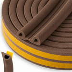 Keltin K02934B isekleepuv aken ja uste tihend EPDM t&uuml;&uuml;p P, 9x5,5mm, 100m, pruun