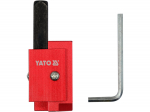 Yato Nurkhaamer YT-62840, 9x9mm, 45-50 HRC, 40Cr, 50x25x25mm, puidu t&ouml;&ouml;tlemine, hinged paigaldamine