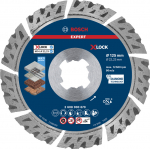 X-LOCK dimanta disks Multi Material 125, Mazām leņķa slīpma&scaron;īnām EXPERT MULTI MATERIAL DIMANTA GRIEZĒJDISKS, 2608900670, BOSCH