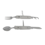 Biwak Survival galda piederumi, nerūsējo&scaron;ais tērauds, kompakti ar maciņu, R470160, Origin Outdoors