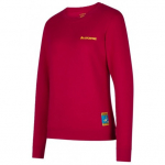 Krekls CLIMBING on the MOON Sweatshirt W, izmērs: XS, Fuscia/Giallo, 8058428001309 LA SPORTIVA