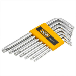Se&scaron;kan&scaron;u TORX uzgriežņu atslēgu komplekts, JCB, JCB-5071, T10H-T40H