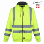 Korke n&auml;htavusega jakk kapuutsiga, Pesso, FL03G_XL, XL, kollane, CL2, EN ISO 20471:2013, 2. kategooria