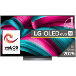 LG teler OLED55C51LA 55" 4K, OLED evo, 3840 x 2160, Smart TV, Wi-Fi, Bluetooth, 4 HDMI, 3 USB, 0.1 ms