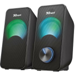 Trust 2.0 K&otilde;larid 23120 12W, 6W RMS, RGB LED valgustus, USB toide, metallv&otilde;re, h&otilde;lpsasti ligip&auml;&auml;setav helitugevuse reguleerimine