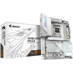 Gigabyte Emaplaat X870E AORUS PRO ICE 1.1, AMD Socket AM5, 16+2+2 faasi, DDR5 kuni 8000MHz, 2.5GbE LAN, Wi-Fi 7, 4xM.2