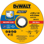 Dewalt L&otilde;ikekettad DT20540-QZ 125 mm x 1 mm 100 tk., 22.23 mm ava, pidev, l&otilde;ikamiseks