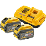 Dewalt Laadija DCB118Y2T-QW, 8A kiire laadimine, 2 x 12Ah XR FLEXVOLT akud, &uuml;hilduv 12V, 18V, 54V, laadimise indikaator