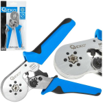 Geko pressimisriist G01774 0,25&ndash;6 mm2, HEX, teras, ergonoomiline TPR, u 175 mm