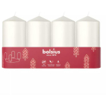 Bolsius K&uuml;&uuml;nlad 37306902 &Oslash;100x48mm, 4 tk, 0.50kg, vegan taimevaha