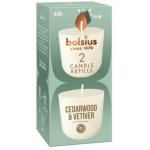 Bolsius t&auml;idetavad k&uuml;&uuml;nlad 37030516 2 tk., 0.10kg, seedripuu, vetiver