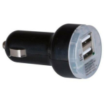 All Ride Auto USB kahekordne auto laadija 2864815, 12-24V DC, 5V DC, 2.1A, 2 USB porti, &uuml;hilduv nutitelefonide, tahvelarvutitega