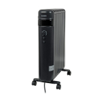 &Otilde;livaba radiaator suuremate ruumide lisak&uuml;tmiseks 2000W 75m&sup3; 2 režiimi termostaat rattad antratsiit RAD 2000 Oil Free Dark 363937 Eurom