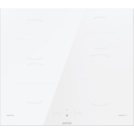 Gorenje Induktsiooniplaat GI6401WSC 742456, 4, 1500W, 2000W, 1500W, 2000W, 1500W, 2000W, 1200W, 1600W, 54x595x520mm, valge