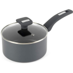 Salter Kastrul BW14719, 18cm, alumiinium, 8.5cm, kaanega, hall, PFOA vaba, pehmed k&auml;epidemed