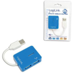 Logilink | USB 2.0 Hub 4-Port, Smile, Blue