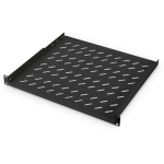 Digitus 1U Fikseeritud riiul kappidele DN-19 TRAY-1-400-SW, 48.3cm, 40cm, 4.4cm, must, teras