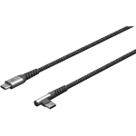 Goobay USB-C kuni USB-C tekstiilkabel metallpistikutega, 64659, 1m, WEEE maks, pakendi kogus 1