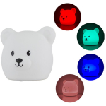 Koala Games G2535, Laetav silikoonlamp Karu, 4 sooja valget, 1 punane, 1 roheline, 1 sinine LED, 500mAh, 5h t&ouml;&ouml;aeg