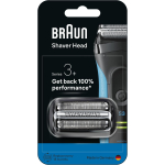 Braun 32B BLK S3+ habemeajaja pea, 1 tk, Series 3, MicroComb, fooliotehnoloogia