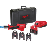 Milwaukee M12 ONEHPT-202C TH-SET 4933481036, 12V, 19kN, 180&deg;, 2x2Ah, Li-ion, kohver, 35mm