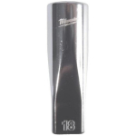 Milwaukee 4932498839, 1/2" 12-tahuline pikem muciņa, 18 mm, 4 lamedat k&uuml;lge, kroomitud