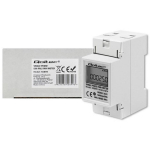 Qoltec 50899 &Uuml;hefaasiline elektrooniline energiam&otilde;&otilde;tur, 230V, LCD, 2P, DIN-liist, 50Hz, 5(60)A, klass 1.0