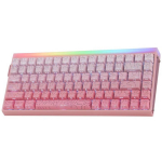 AULA HERO84 HE AUH84-P-DK-E, mehaaniline m&auml;nguklaviatuur, USB-C, RGB, QWERTY, roosa