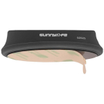 Sunnylife OS-DZ025 silikoonist alus, 45g, 80x54x21mm, must, DJI Osmo 360, kleepriba, laadimine