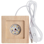 Xtool P0104001275 LED-ekraani tarvik, puit, 8x5 cm, soe valgus, alus K9 kuubile