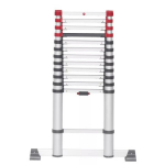 Teleskoopredel T80 FlexLine / alumiinium / 13 astet 037113131 HAILO 380 cm 13,1 kg 150 kg
