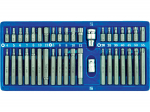 Uzgriežņu uzgaļu komplekts 40 gab., VOREL, 66400, Hex, Torx, Spline, CrV 6150