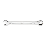 MAX BITE&trade; KOMBINĒTĀ UZGRIEŽŅU ATSLĒGA AR SPRŪDRATU, MAXBITE RATCHETING METRIC COMBINATION SPANNER 22MM - 1PC, 4932471515 MILWAUKEE