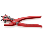 Griežamie caurumi, KNIPEX, 90 70 220 SB, sarkans, 6 maināmi pun&scaron;i (2-5 mm)