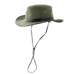 Cepure 'Canvas', izturīga kokvilna, ventilācijas caurumi, ādas siksniņa, R311061, Origin Outdoors