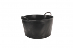 Elastīga plastmasas vanna, 55 l, melna, 88774, RUBI
