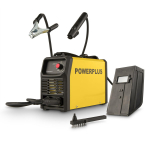 Keevitusmasin MMA Inverter, POWERPLUS, POWX481, Elektrode l&auml;bim&otilde;&otilde;t: 1,6 mm &ndash; 4 mm, Toitekaabli pikkus: 3 m