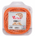 Stiprināta trimmera aukla VORTEX ( 2.7 mm / 15 m ) Desert Extrusion 2715VOAL