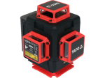 Yato Laseritase YT-30417, 30m, &plusmn;2mm/10m, 4000mAh, IP54, 2 akut, laadija, kaugjuhtimispult, seinakinnitus