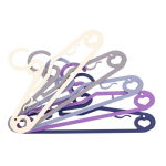 Riidepuud 5 tk. ORDINETT 129841025 plastist Amor 42x0.8x21cm assortii