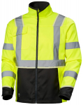 Kohandatav helkurjakk Uc-me stretch, 3. klass, kollane/must, XL, Helly Hansen, 77215_369-XL, 76% pol&uuml;ester, 20% puuvill, 4% elastaan