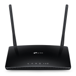 AC750 Traadita kahetasandi 4G LTE ruuter, TP-Link, Archer MR200, 300 Mbit/s, 433 Mbit/s, 3 LAN porti