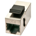 Lindy RJ45 &uuml;hendus 25999, 14.5 x 22.4 mm, 16 x 32.7 mm, t&auml;ielikult varjestatud CAT6, kuldne kontakt