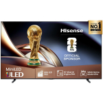 Hisense televizors 100U8Q 100" 4K Ultra HD ULED, 3840 x 2160 pikseļi, Mini LED, Smart TV, 6 ms reakcijas laiks