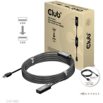 Club3D USB kaabel CAC-1406, 15m, USB 3.2 Gen1 M/F, 5Gbps, 28AWG, toitekaabel 1m