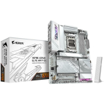 Gigabyte Emaplaat X870E A ELITE WF7 ICE, AMD Socket AM5, 4 DIMM DDR5, 4 M.2, 2.5GbE LAN, Wi-Fi 7, 16+2+2 faasi VRM
