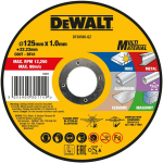 Dewalt L&otilde;ikeketas DT20595-QZ, L&auml;bim&otilde;&otilde;t 125mm, Paksus 1mm, Auk 22.23mm, Roostevaba teras, Metall, Alumiinium, PVC, Keraamika, M&ouml;rt