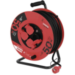 Emos V&auml;lise pikenduskerimine P08250, 50 m, 4 pesa, 230 V, 1,5 mm2, IP44, kumm, termiline kaitse